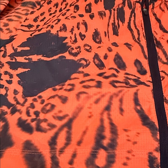 Adidas sz L Running Jacket - orange, dk navy - perfect for Oilers fans - mesh - Picture 8 of 13